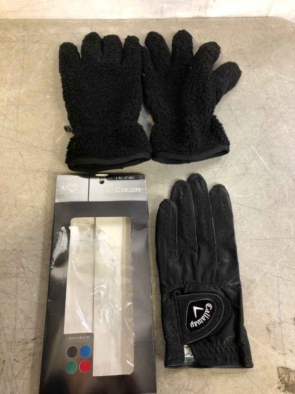 Photo 1 of 2PC LOT, GLOVES, SIZE L