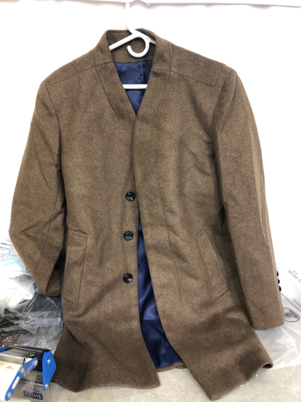 Photo 1 of LAVNIS MEN'S BROWN COAT, SIZE M