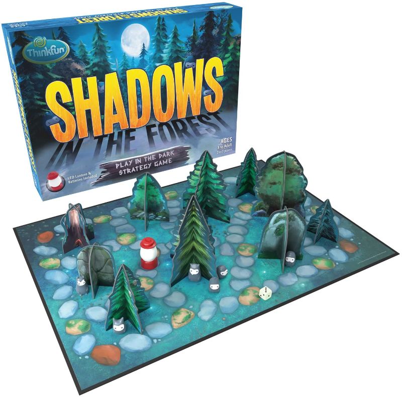 Photo 1 of ThinkFun Shadows in the Forest Play in the Dark Board Game for Kids and Families Age 8 and Up - Fun and Easy to Learn with Innovative and Unique Gameplay
