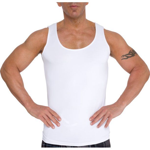 Photo 1 of LISH Men's Slimming Compression Body Shaper Gynecomastia Undershirt Tank
3 COUNT, SIZE M