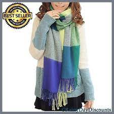 Photo 1 of Wander Agio Women's Fashion Long Shawl Big Grid Winter Warm Lattice Large Scarf
2 COUNT 