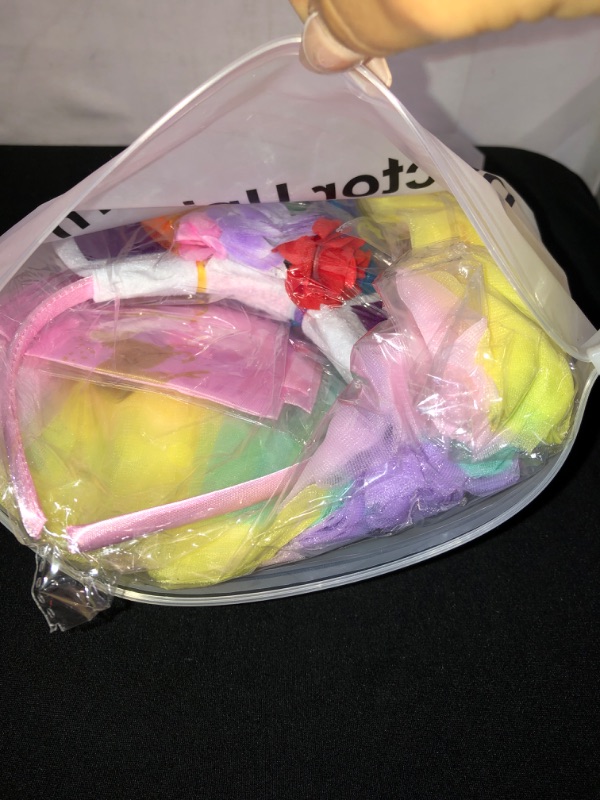 Photo 1 of Doctor Unicorn Girls Layered Tutu Skirt with Unicorn Tshirt, Headband & Satin Sash
SIZE6-7 YEARS 