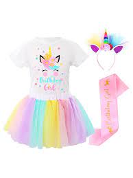 Photo 1 of Doctor Unicorn Girls Layered Tutu Skirt with Unicorn Tshirt, Headband & Satin Sash
SIZE6-7 YEARS 