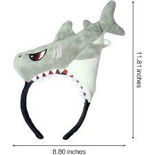 Photo 1 of Shark 3D Headband Party Supplies - Cute Animal Headbands Decoration Accessories - Birthday Gift,Christmas Halloween Decor
