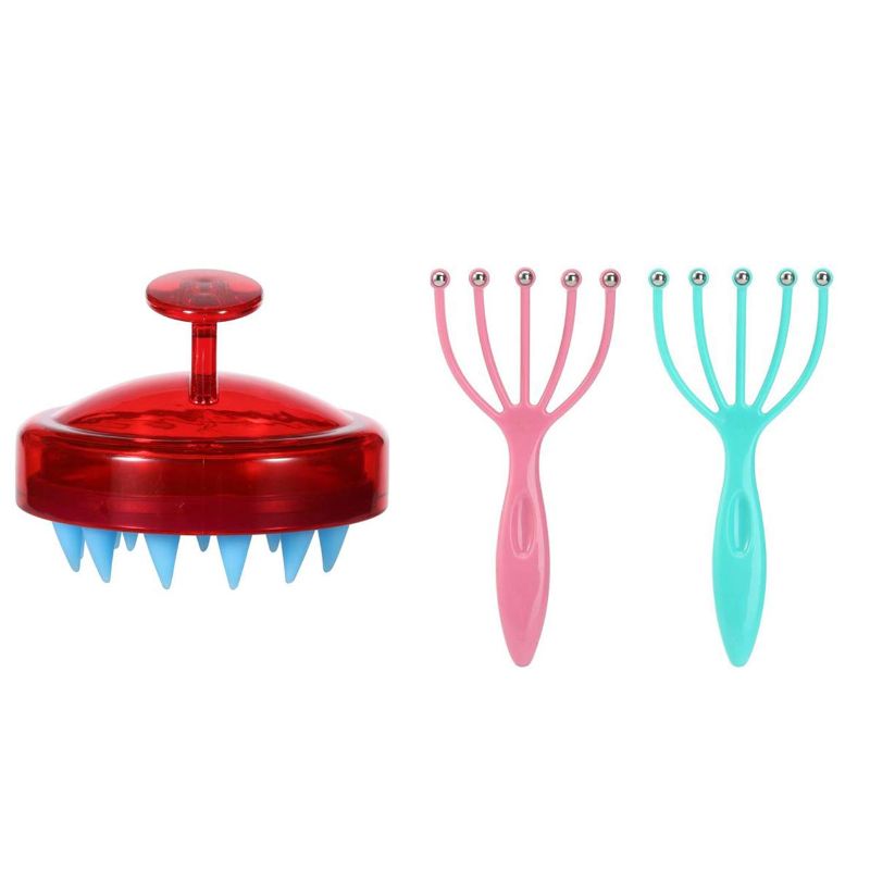Photo 1 of 2PC LOT
Aethland Scalp Massager Set, Include Hair Scalp Massager Shampoo Brush and Handheld Claw Head Massager for Hair Growth, Dandruff & Deep Relaxation in the Office Home (Red)

SANKUU Women Leather Gloves, Fleece Lined Winter Warm Gloves with Full-Han
