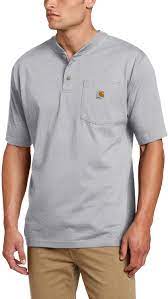 Photo 1 of Carhartt Men's Loose Fit Heavyweight Short-Sleeve Pocket Henley T-Shirt
SIZE XL