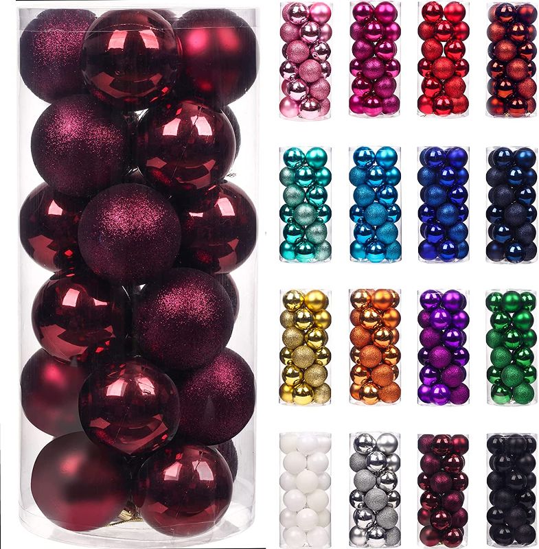 Photo 1 of 2PC LOT
Emopeak 24Pcs Christmas Balls Ornaments for Xmas Christmas Tree - Shatterproof Christmas Tree Decorations Hanging Ball for Holiday Wedding Party Decoration (Coffee, 2.5"-6.2CM)

ZLKJ Gnomes Christmas Stockings Set of 3 - Large 3D Xmas Stockings 3 