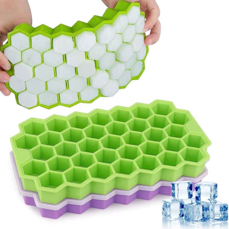 Photo 1 of 2PC LOT
ART-KITsilicone ice cube tray,ice trays with lid,37-Ice cube mold Easy release , 74-ice mold for whiskey,cocktails and juice beverages (Green+Purple, 2)

1 Pack Iron Black Small Plant Stand Outdoor Indoor,Antirust Stable Potted Holder Heavy Duty C