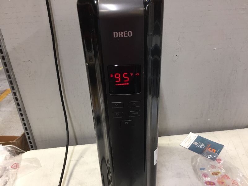 Photo 2 of Dreo Radiator Heater, Upgrade 1500W Electric Portable Space Oil Filled Heater with Remote Control, 4 Modes, Overheat & Tip-Over Protection, 24h Timer, Digital Thermostat, Quiet, Indoor
