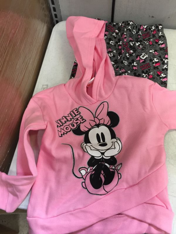 Photo 1 of girl Minnie mouse set (pants and hoodie 
size 6/6X