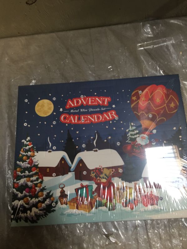 Photo 3 of Advent Calendar 2021 - Christmas Countdown Calendar Gift Box with 24 Brain Teaser Puzzles Toys for Xmas Countdown Holiday Kids Adults Challenge
(factory sealed)