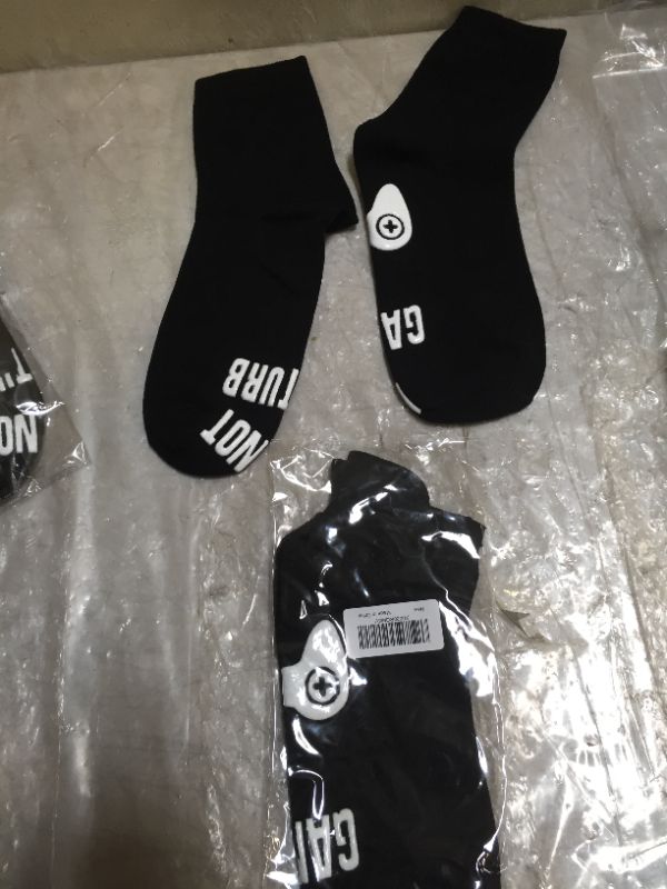 Photo 1 of do not disturb I'm gaming socks  (men)
size unknown
2 pack ( 2 pairs)