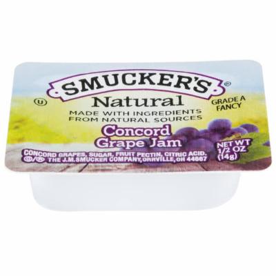 Photo 1 of 200 PACKS : Smucker's Natural Concord Grape Jam, 0.5 Ounce
exp 3/20/2022