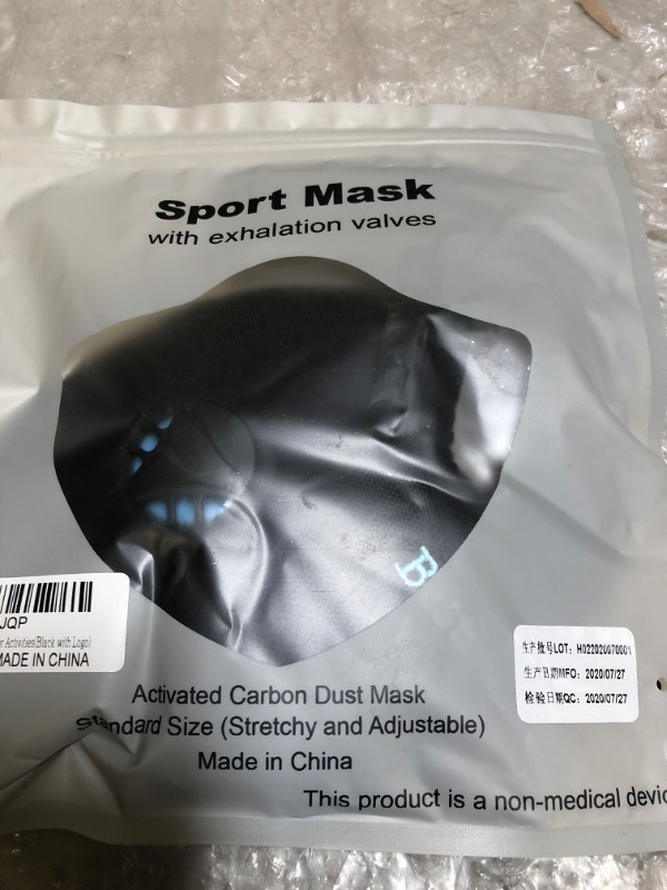 Photo 2 of 
Dust mask with Filter,Sports Face Mask, 5 Filters and 2 Valves Included,Replaceable Filters and Washable Masks for Running, Cycling, Skiing ...