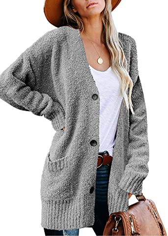 Photo 1 of GRAPENT Women's Open Front Cable Knit Casual Sweater Cardigan Loose Outwear Coat---XL---