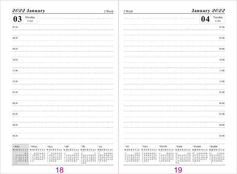 Photo 1 of 2022 Planner - 5"x8”, Planner Set with Pen and Sticker Notepad included, Home/Business Planner, Organizer Black, Journal calendar, Weekly, Soft Cover School Agenda
