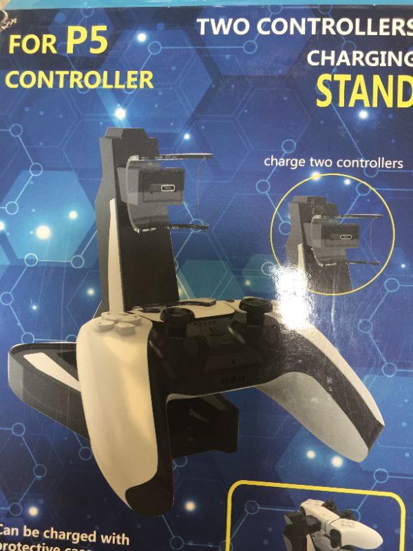 Photo 1 of PS5 TWO CONTROLLER CHARGING STAND