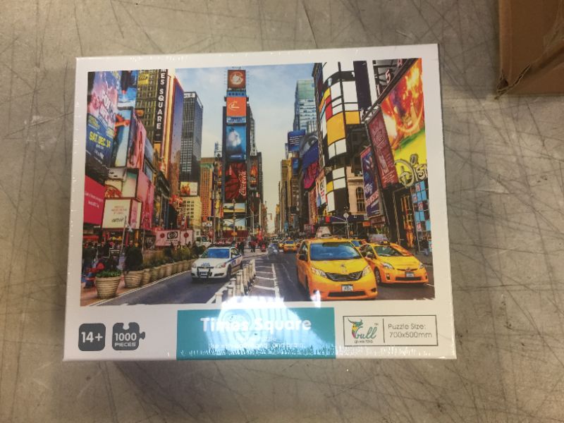 Photo 2 of Puzzles for Adults 1000 Piece Jigsaw Puzzles for Kids & Adults - Time Square 1000 Piece Puzzle Family Educational Interactive Game Creative Gift Home Decor (27.5‘’ x 19.5 ‘’)
