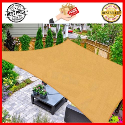 Photo 1 of AsterOutdoor Sun Shade Sail Rectangle 8' x 12' UV Block Canopy for Patio Lawn
