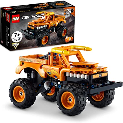 Photo 1 of LEGO Technic Monster Jam El Toro Loco 42135 Model Building Kit; A 2-in-1 Pull-Back Toy for Kids Who Love Monster Trucks; Makes A Great Birthday Gift for Monster Truck Fans; for Ages 7+ (247 Pieces)

