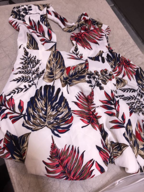 Photo 1 of Kara Tropical Halter Dress MEDIUM