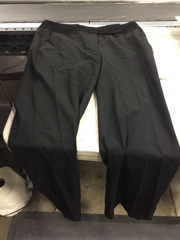 Photo 2 of Calvin Klein Black Women's Size 4 Flat-Front Dress Pants---ITEM IS DIRTY---
