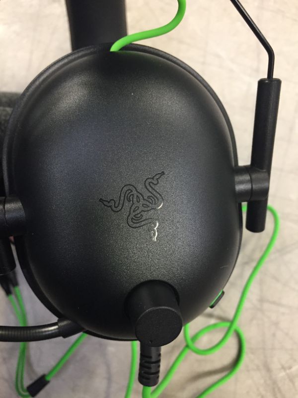 Photo 3 of Razer - BlackShark V2 X Wired 7.1 Surround Sound Gaming Headset for PC, PS5, PS4, Switch, Xbox X|S, and Xbox One - Black---NO BOX---JUST HEADPHONE---