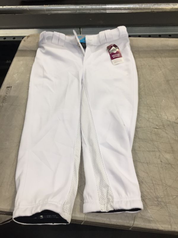 Photo 2 of Easton Prowess Softball Pant Girls WHITE S---ITEM IS DIRTY---
