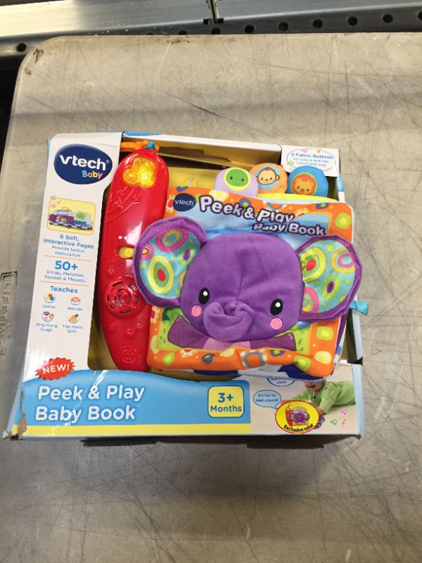 Photo 2 of VTech Baby Peek and Play Baby Book-BOX HAS DAMAGE-