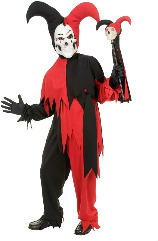 Photo 1 of Child's Sinister Jester Costume Medium (8-10)
