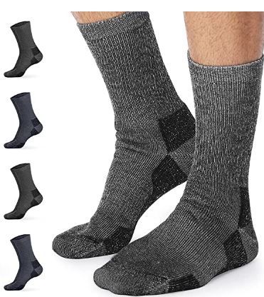 Photo 1 of Pembrook Merino Wool Socks for Men & Merino Wool Socks for Women | Merino Wool Sock Pack 4 Pairs SIZE SMALL/MEDIUM
