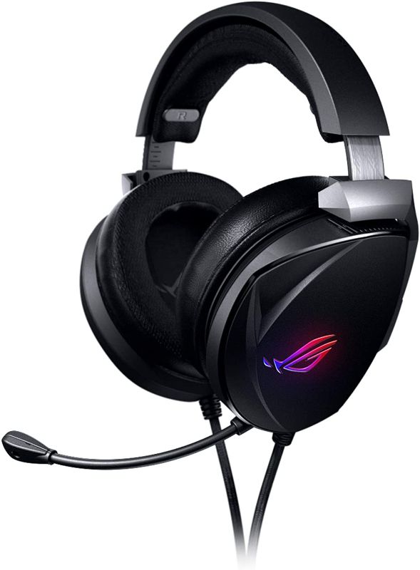 Photo 1 of ASUS Gaming Headset ROG Theta 7.1 | Ai Noise Cancelling Headphones with Mic | ROG Home-Theatre-Grade 7.1 DAC, and Aura Syn RGB Lighting
