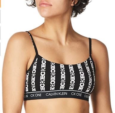 Photo 1 of Calvin Klein Women's Ck One Cotton Unlined Bralette SIZE LARGE
