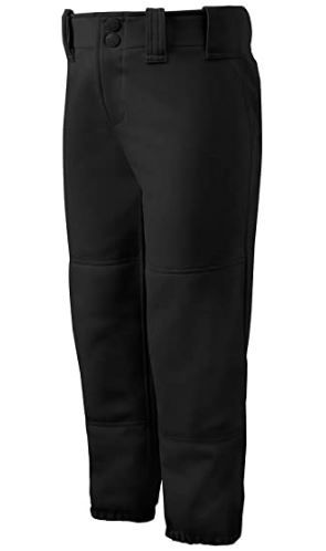 Photo 1 of Mizuno Adult Women's Belted Low Rise Fastpitch Softball Pant SIZE LARGE
