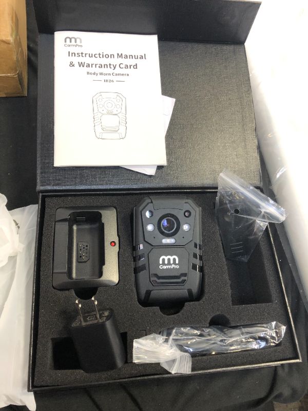 Photo 2 of CammPro I826 1296P HD Police Body Camera,128G Memory,Waterproof Body Worn Camera,Premium Portable Body Camera with Audio Recording Wearable,Night Vision,GPS for Law Enforcement
