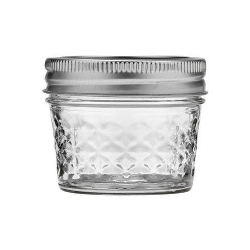 Photo 1 of 12ct 4oz Quilted Crystal Jars - missing two jars