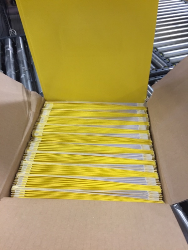 Photo 2 of 2 Pocket Paper Folder with Prongs Yellow - Pallex
case of 100