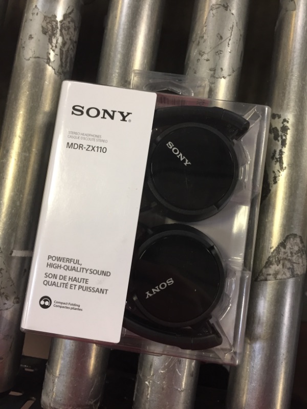 Photo 1 of 
Sony ZX Series Wired On Ear Headphones - (MDR-ZX110)\
BOX IS DAMAGED 
