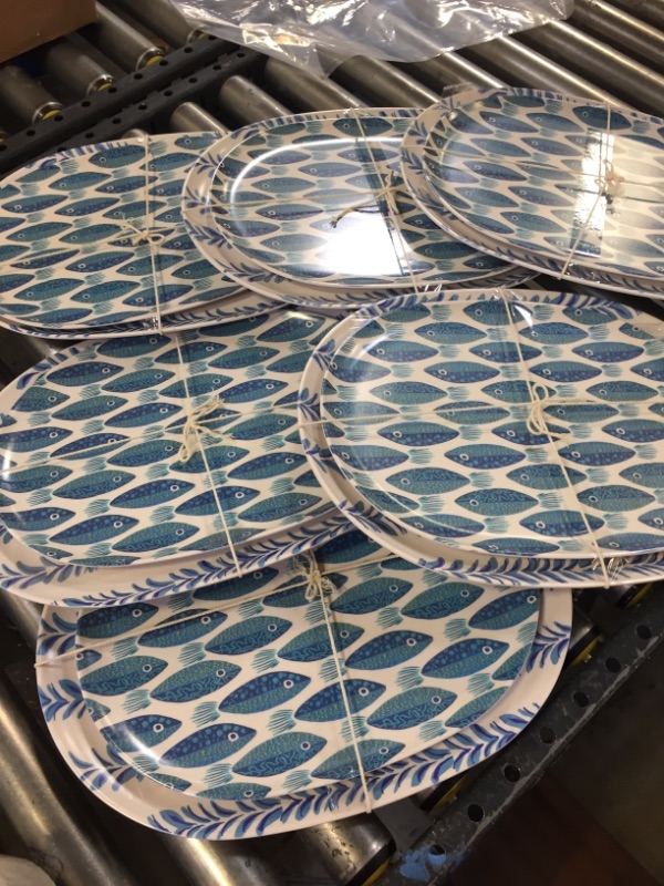 Photo 1 of 2 PACK OF FISH PLATES 
6 SETS