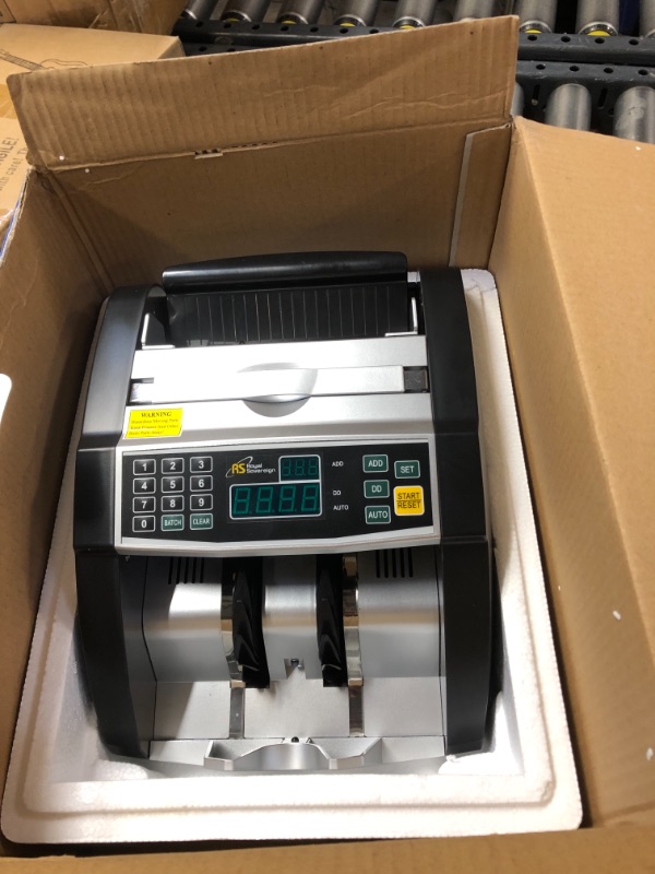Photo 2 of Royal Sovereign High Speed Bill Counter With Rear Dollar Bill Loader (RBC-660)
