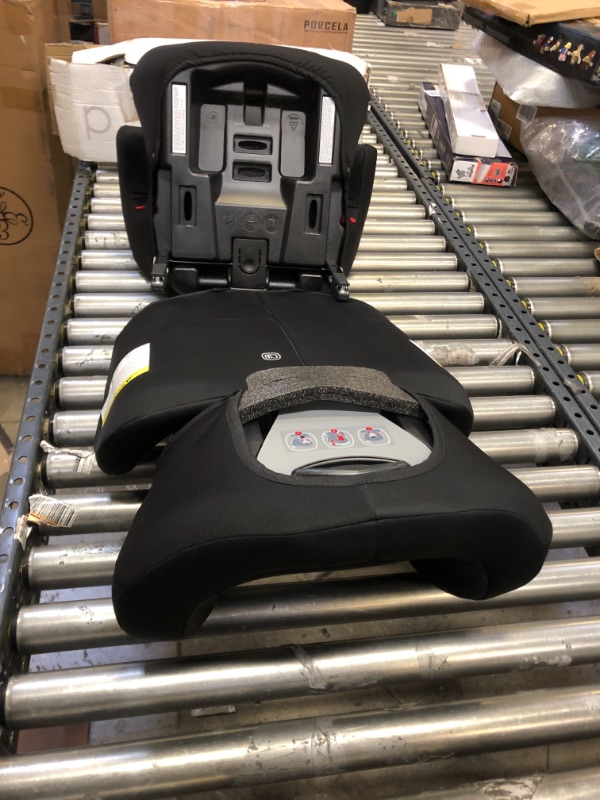 Photo 1 of Diono Everett NXT High Back Booster Car Seat with Rigid Latch, Lightweight Slim Fit Design, 8 Years 1 Booster Seat, Black
