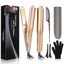 Photo 1 of USHOW HAIR STRAIGHTNER AND CURLER 2 IN 1 FLAT IRON