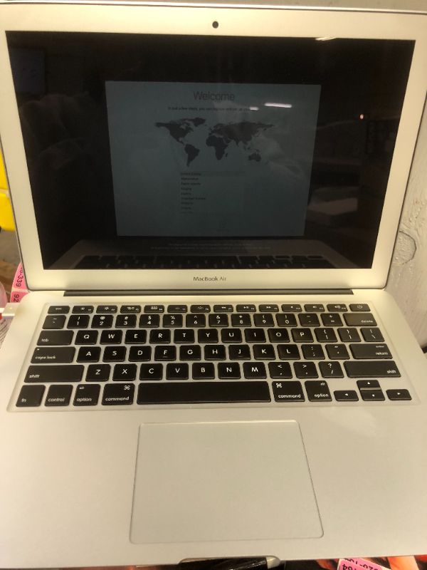 Photo 6 of Apple MacBook Air A1466 EMC 3178 Intel Core(BACKLIGHT IS BROKEN STILL WORKS TURNS ON, GREAT CONDITION,MINOR SCUFF MARKS)