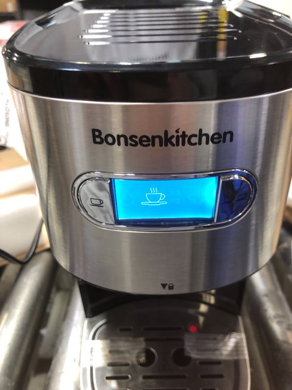 Photo 3 of BONSENKITCHEN PROFESSIONAL 20 BAR ESPRESSO COFFEE MACHINE