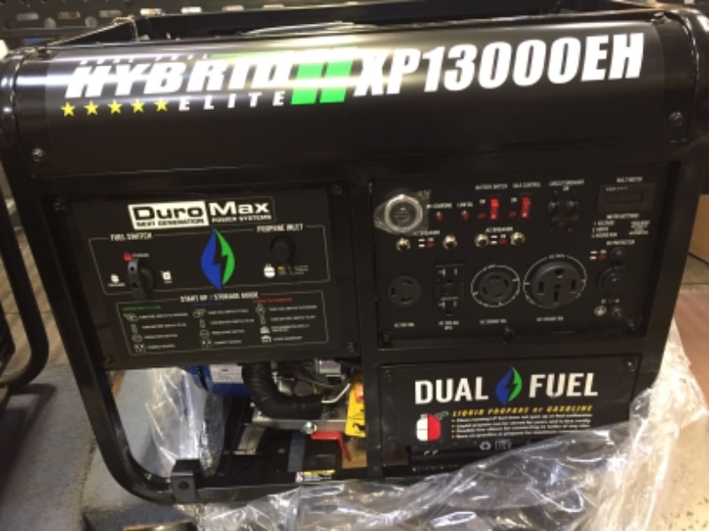 Photo 6 of DuroMax XP13000EH 13000 Watt Portable Dual Fuel Hybrid Gas Propane Standby Generator