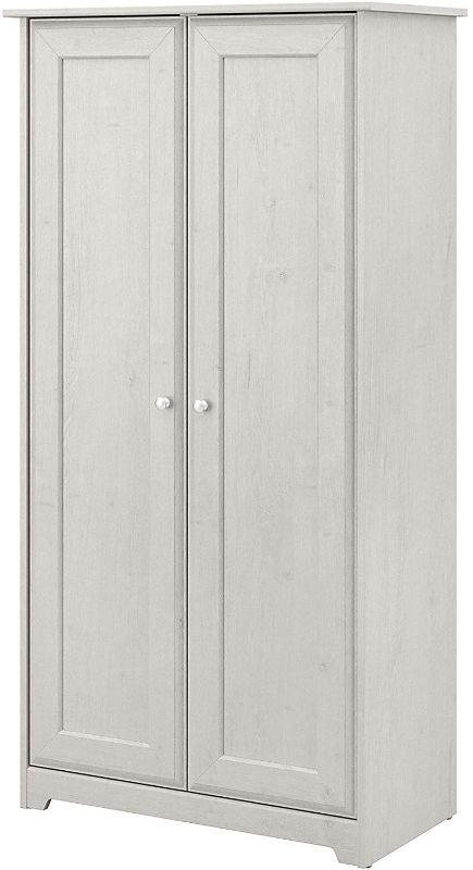 Photo 1 of Bush Furniture Cabot 2 Door Tall Storage, Linen White Oak
