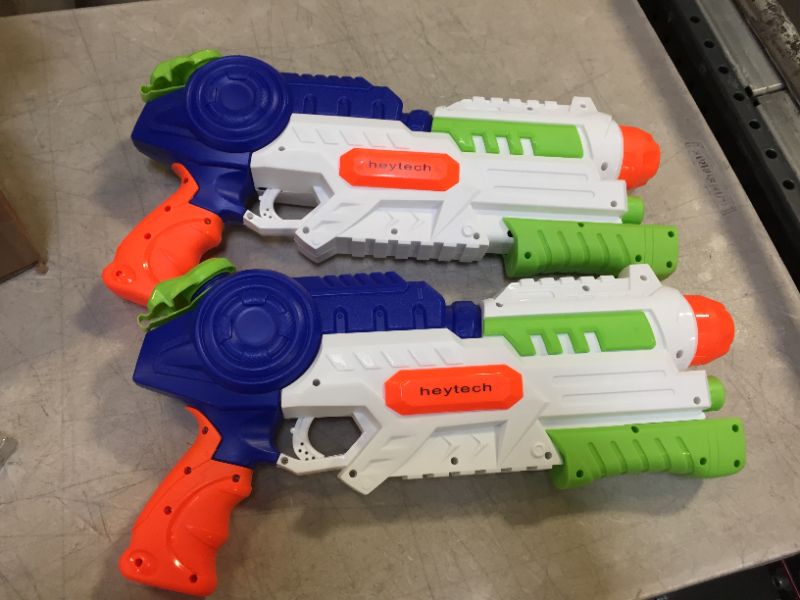 Photo 2 of heytech 2 super blast water guns set --like new 