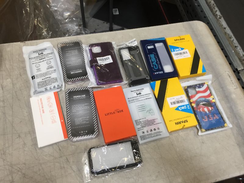 Photo 1 of new and used lot of misc cellphone cases 