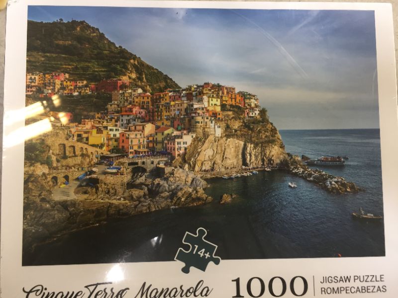 Photo 1 of 1000 jigsaw puzzle of the cinque terra manarola