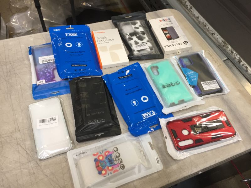 Photo 1 of lot of 10 misc cellphones cases-- new and different styles 